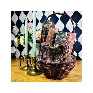 Primitive Duck Basket Sculptural Folk Art Statement Storage Rustic Luxury